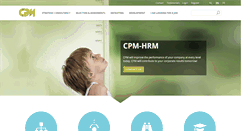 Desktop Screenshot of cpm-hrm.be