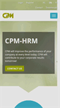 Mobile Screenshot of cpm-hrm.be